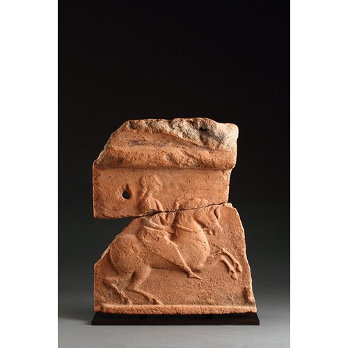 Four Ancient East Greek Phrygian Terracotta Tiles
